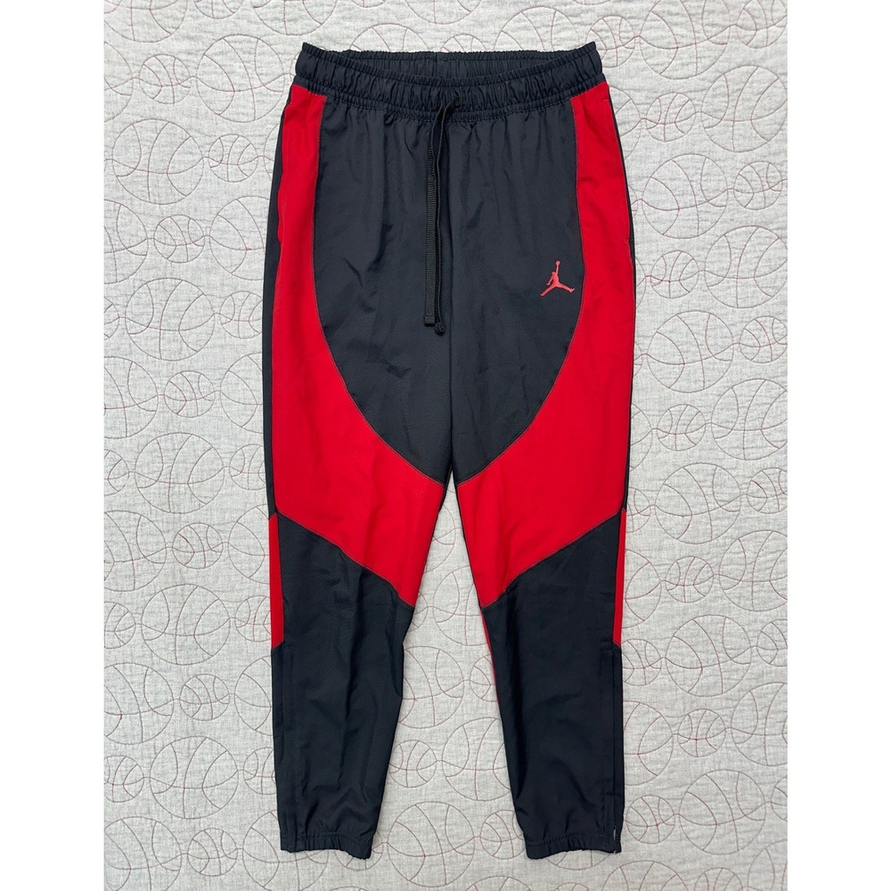 Jordan Sport Woven Pants Black Red Dri-FIT DH9073-010 / Mens Large